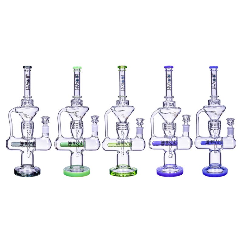 Lookah Inline Recycler Perc Bong 17 Inches 0