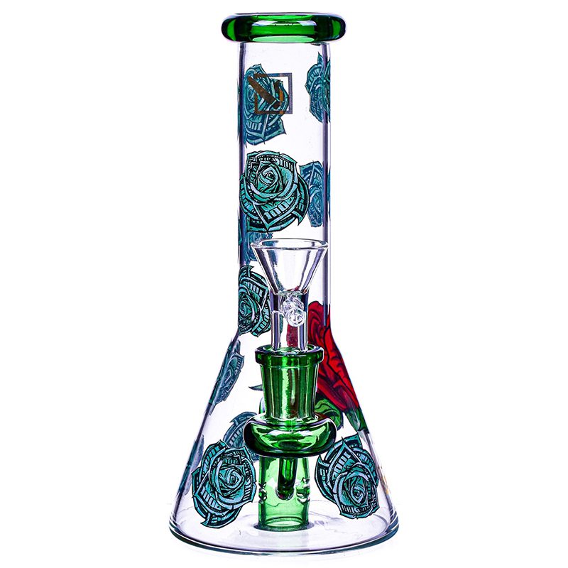 Erick Khan Rose Beaker Bong 8 Inches 1