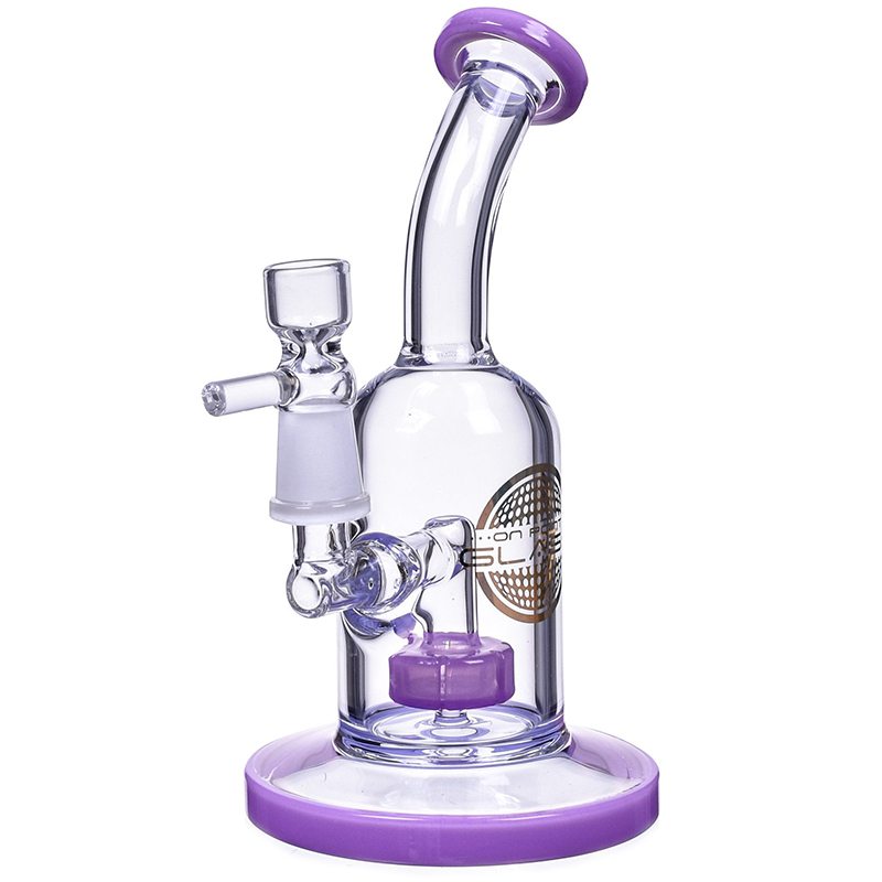 The Attraction Titled Showerhead Perc Bong & Dab Rig 7 Inches 2