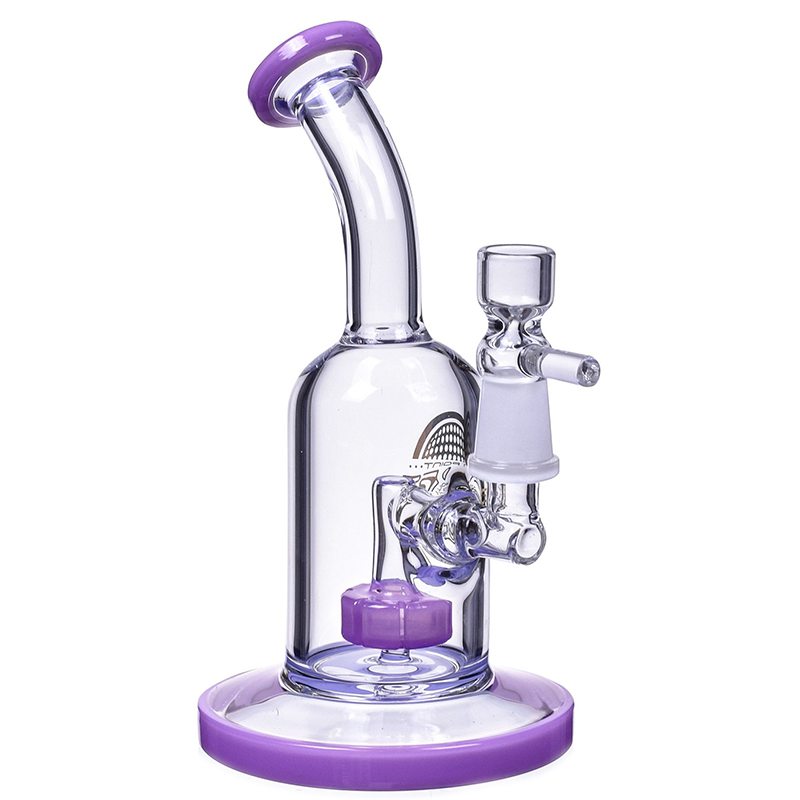 The Attraction Titled Showerhead Perc Bong & Dab Rig 7 Inches 3