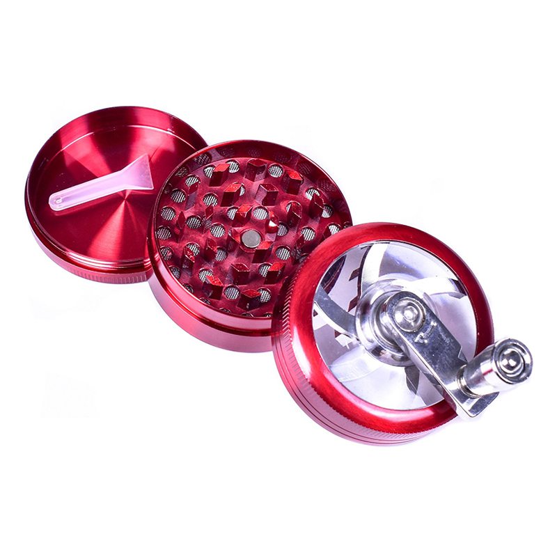 The Cutter Hand Cranked Three Piece Grinder 50mm 1