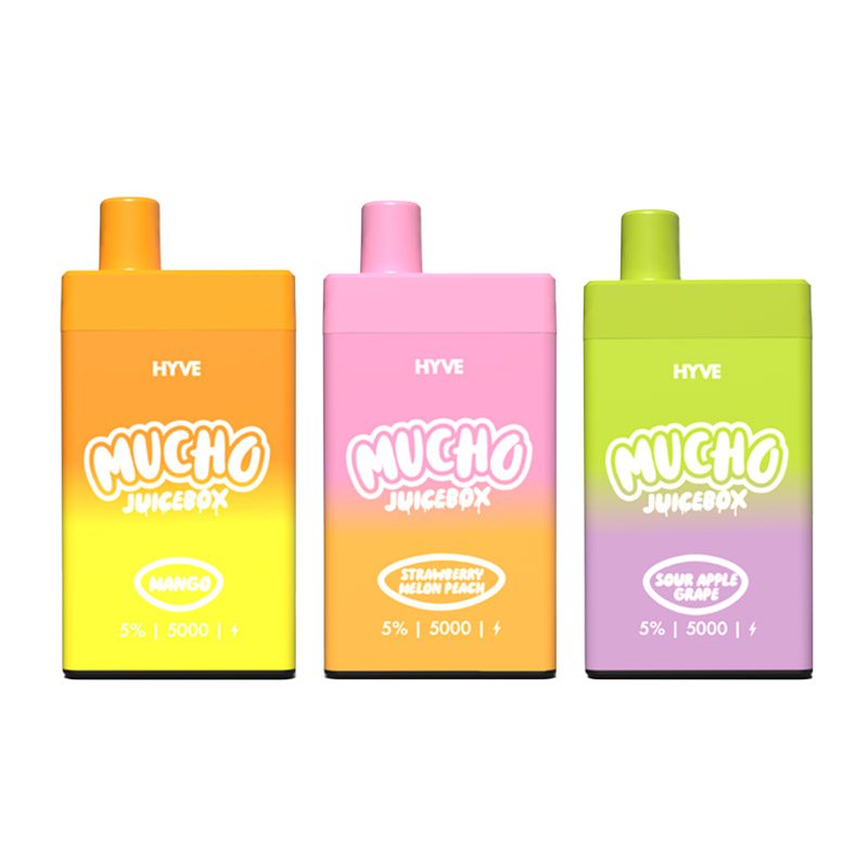 Hyve X Mucho JuiceBox Disposable Vape 5000 Puffs 0