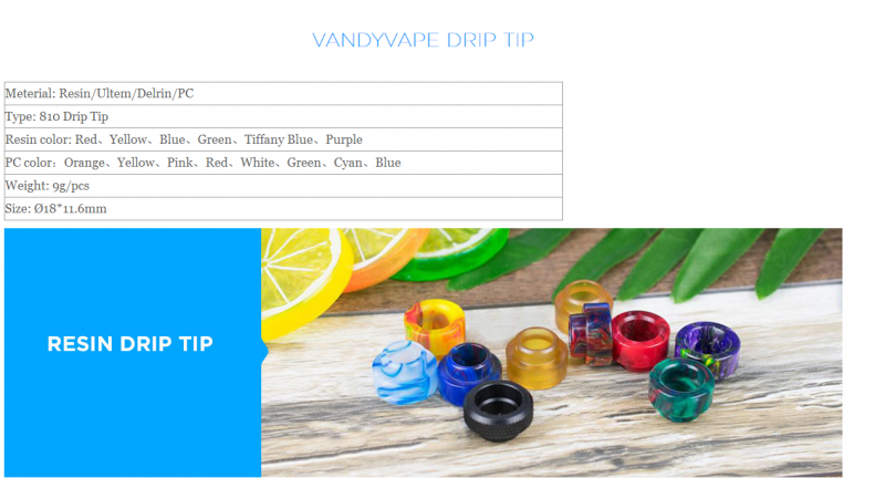 Vandy Vape 810 Drip Tip (18mm/Goon) 0