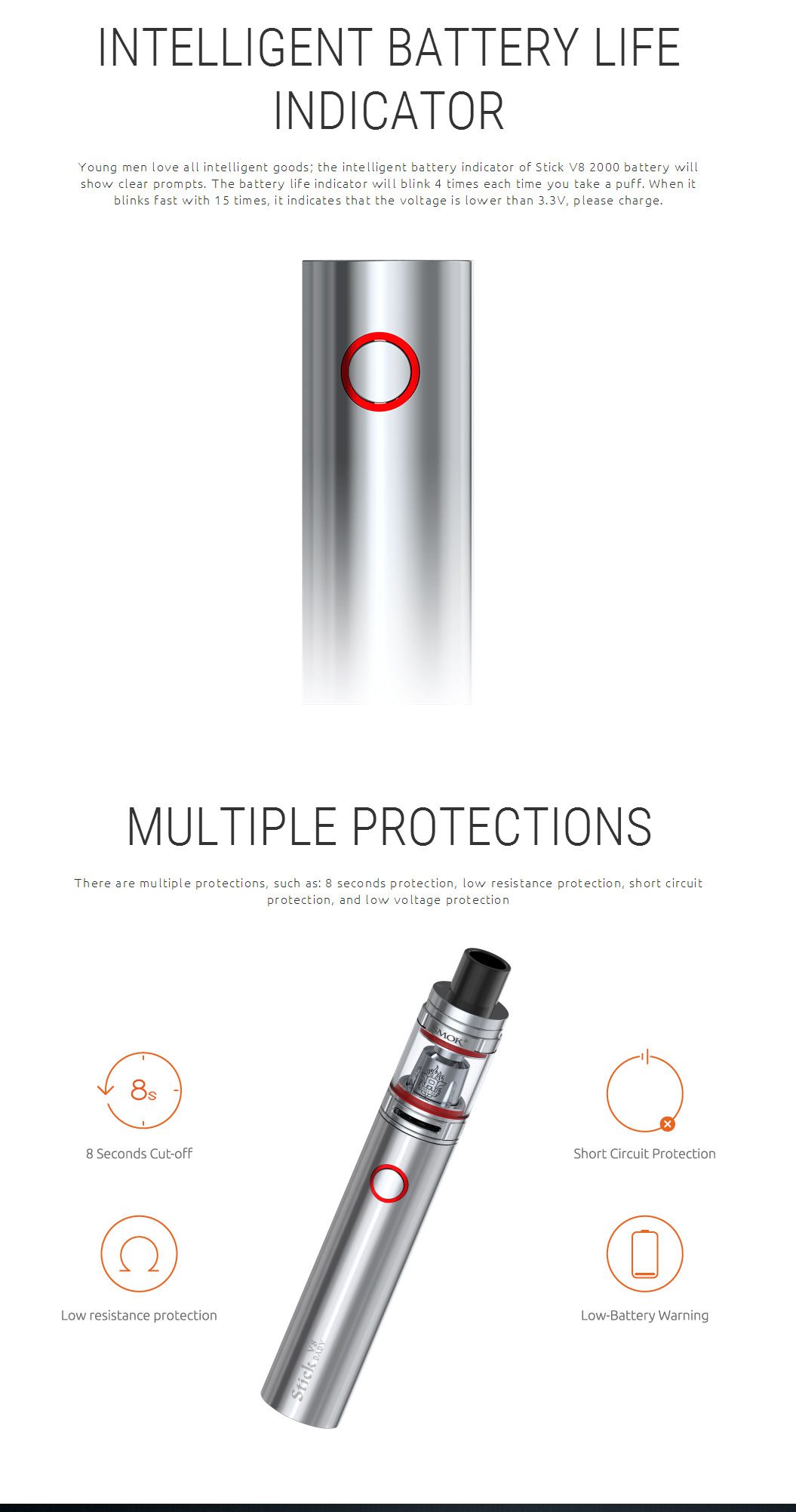 SMOK STICK V8 BABY KIT 1