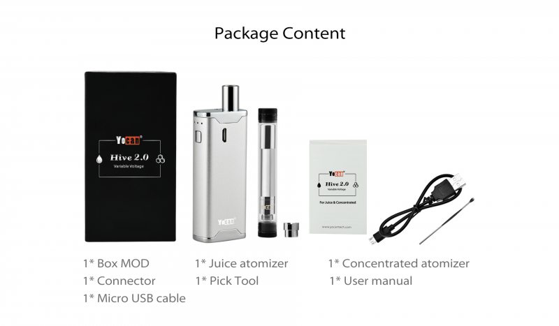 Yocan Hive2 All-in-One Starter Kit-For Wax CBD 7