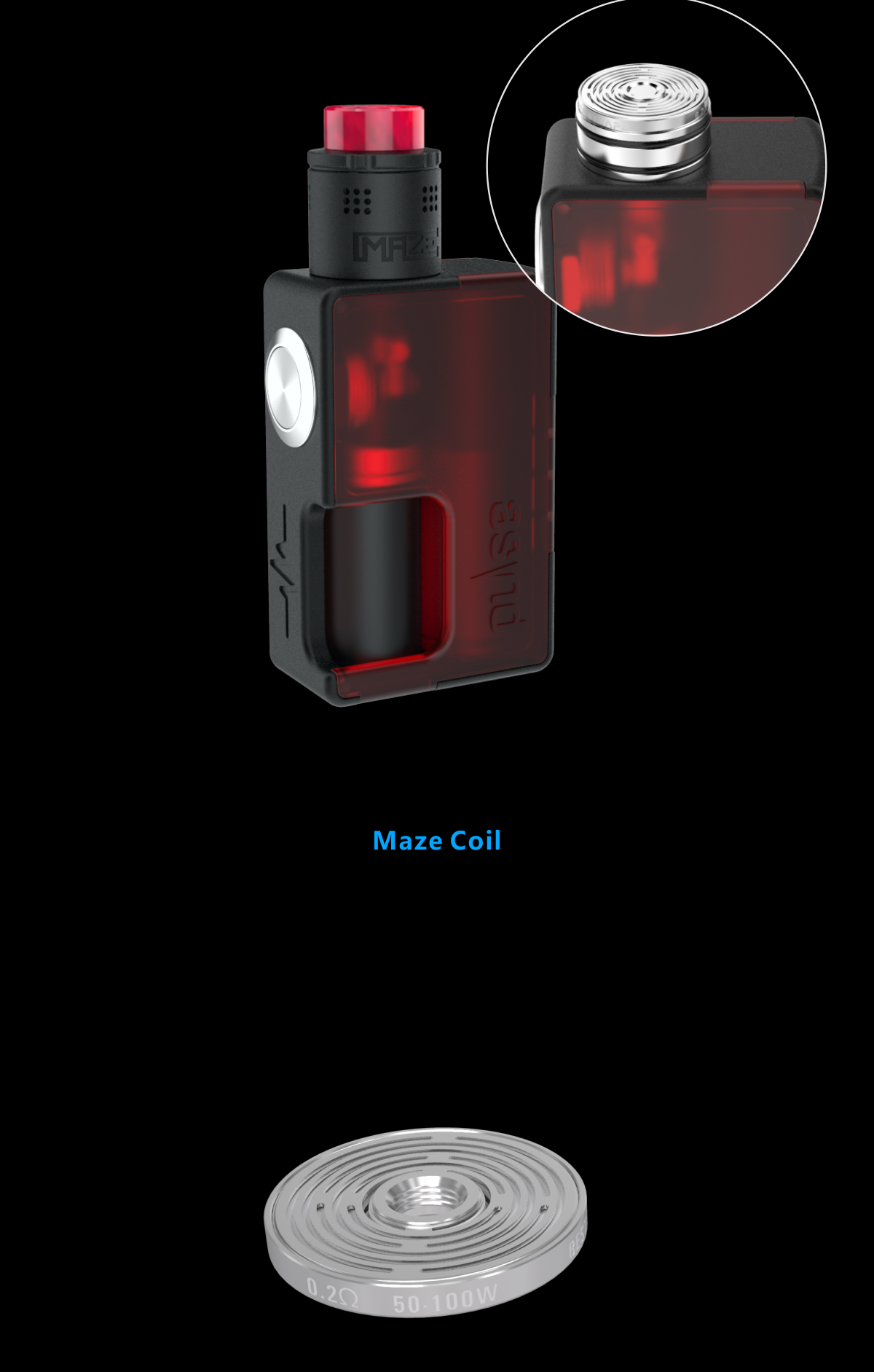 Vandy Vape Maze BF RDA Tank(2ml/24mm)-For Squonk BF Box Mod 2