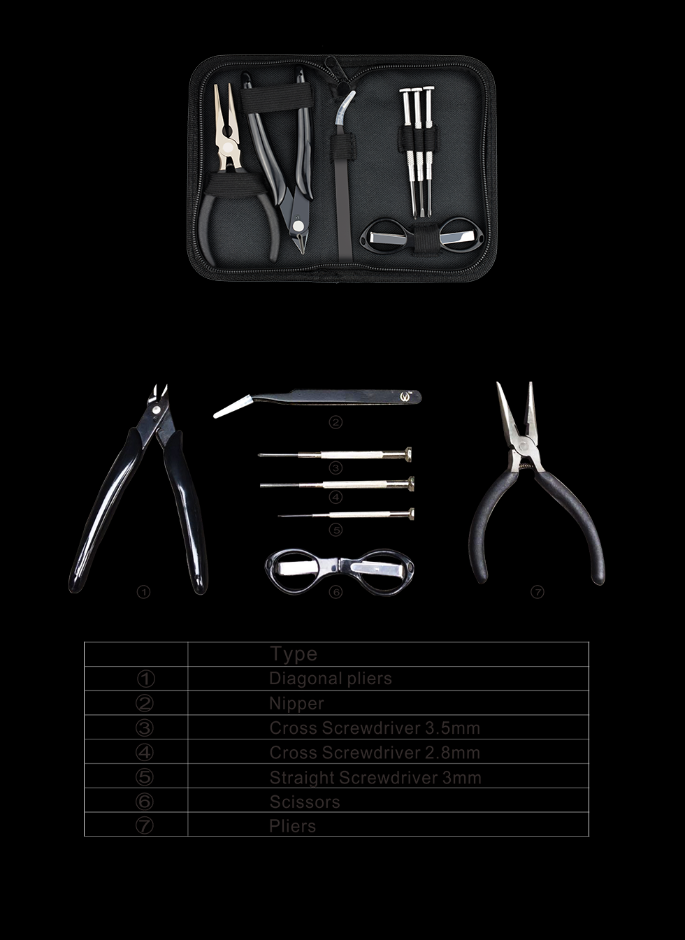 Vandy Vape Tool Kit - 7 in 1 0