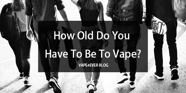 How Old Do You Have to Be to Vape?