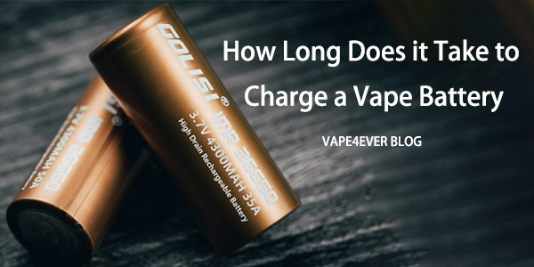 How Long Does It Take To Charge A Vape Battery?