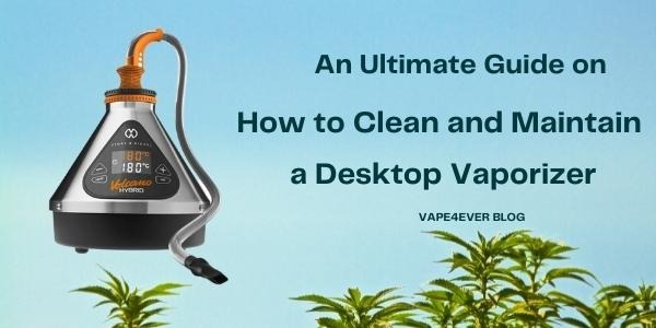 An Ultimate Guide on How to Clean and Maintain a Desktop Vaporizer